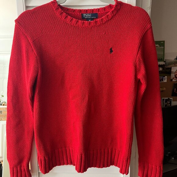 Red Polo by Ralph Lauren Cable Knit Sweater - Picture 1 of 3